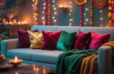 cushions and throws