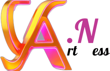 ArtNess logo, Angelina Nazarenko website logo.
