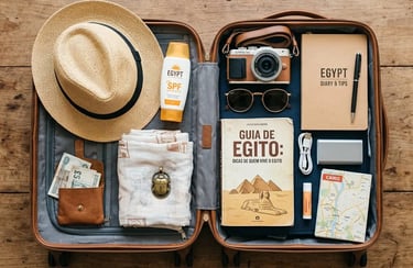Dicas de viagem sobre o que levar na mala para o Egito, blog informativo para viajantes brasileiros.