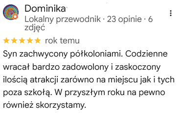 opinie półkolonie poznań, opinie półkolonie piłkarskie poznań
