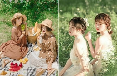 Lựa chọn concept chụp ảnh bạn thân phù hợp với bối cảnh không gian