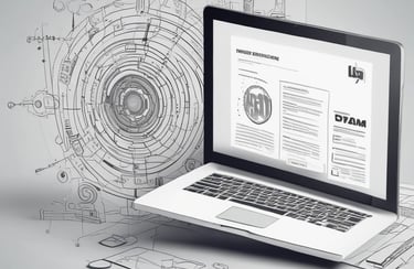Image showing a business owner reviewing local SEO analytics and maps