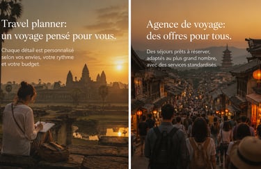 Travel Planner ou agence de voyage, quelles différence ?
