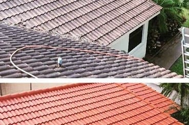 ROOF CLEANING FORT LAUDERDALE BEFORE AND AFTER 
