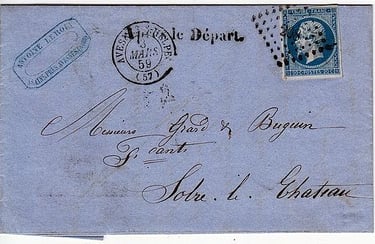 Losange Petits Chiffres 208 et type 15B.