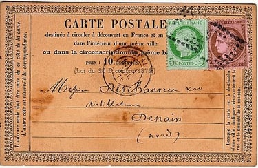 Losange évidé et type 17.