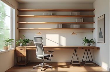 Minimalist Study Room Design