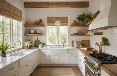 Kitchen with Natural Elements