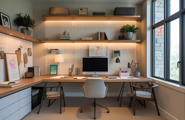Creative & Artistic Study Room