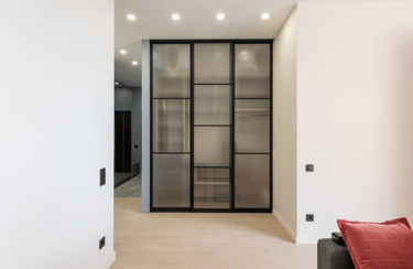 Glass Handle Sliding Wardrobe