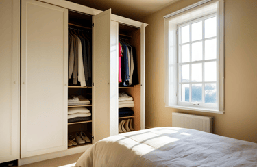 Wardrobe with Sliding Doors for Small Bedrooms