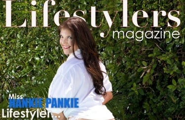 Coralyn Poses for the first cover of Lifestylers Magazine