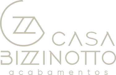 Um logotipo para uma empresa que é Casa Bizzinotto Acabamentos