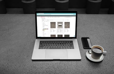 Graphic design portfolio showcasing UX work for Mohawk Group