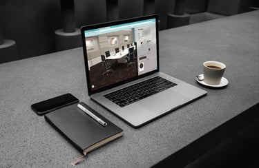 Graphic design portfolio showcasing UX work for Mohawk Group