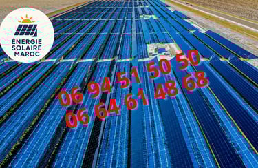 "Énergie solaire maroc contactez le 0694515050