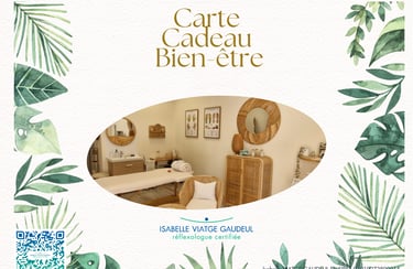 Carte Cadeau bien-être Cabinet de réflexologie et Massage de Llo