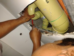 cambio de tuberia dañada