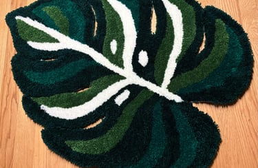 Tufting Blatt eines Baums