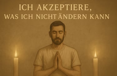 Stoische Stärke ich aktzeptiere was ich nicht ändern kann