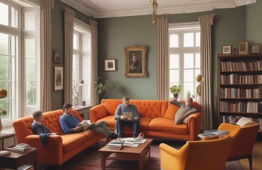 Bright living room with modern inventory