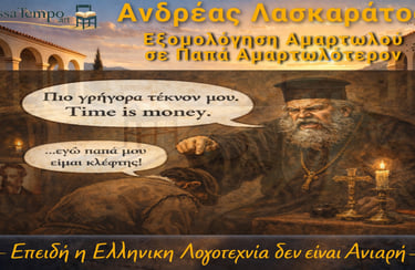 Εξωμολόγησις αμαρτωλού εις παπάν αμαρτωλότερον | Ανδρέας Λασκαράτος