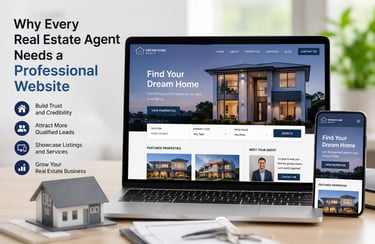 Professional real estate website design for realtors
