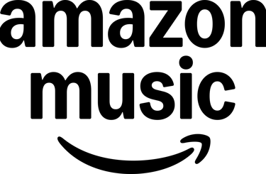 Black Amazon Music Logo, transparent background