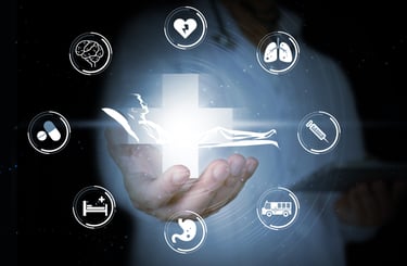a person holding a cross - shaped object with a cross on it