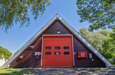 Lancashire Fire and Rescue Service Silverdale fire station, triangle fire station