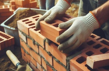 gazbeton, tuğla, beton dökümü, kaba inşaat