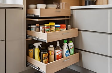 modular kitchen drawers