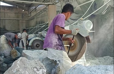 Sukabumi green stone tiles suplier