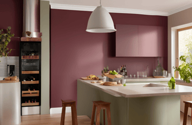 Kitchen Space Wine-Color