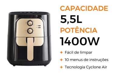 fritadeira elétrica air fryer