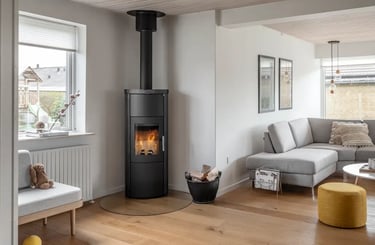 poêle à bois accumulation d'énergie