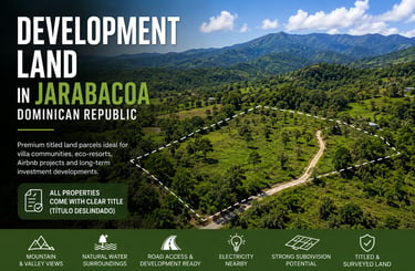 Development Land in Jarabacoa Dominican Republic