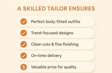 skilled tailor Quality