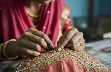 Traditional Elegance  Handcrafted Saree Blouses Realistic