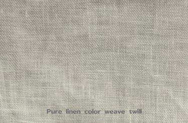 Pure linen color weave twill