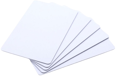 White PVC NFC card for digital business card made in NFC ph
