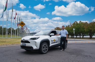 Driving School Car with instructor next