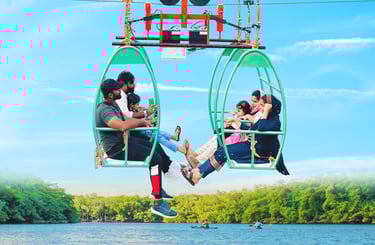 a man and woman sitting on a chair in a chair