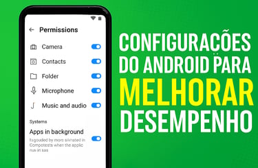 um telefone com as palavras "configurador do Android"
