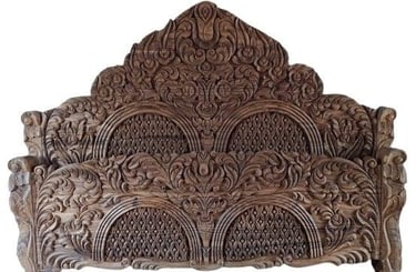 Outdoor Teak Bed for Garden, Patio, or Poolside Use