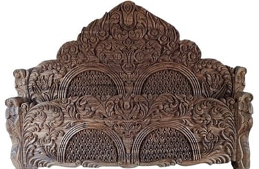 Outdoor Teak Bed for Garden, Patio, or Poolside Use