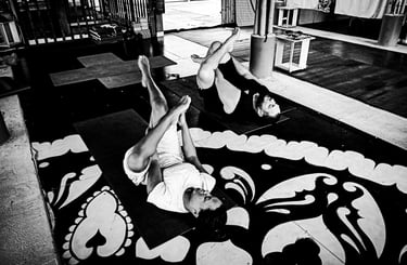 The Reclining Yoga pose in yoga
