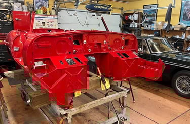 XKE (e-type) being fully restored