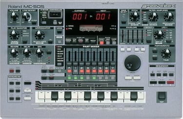 The roland MC 505, famous music composer module