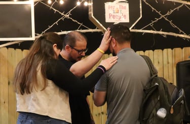 Praying over Paul